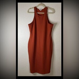 Bar III Dresses Womens Orange Size L